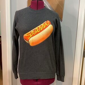 Stassi Schroeder Straight Up with Stassi podcast hotdog sweatshirt size Medium